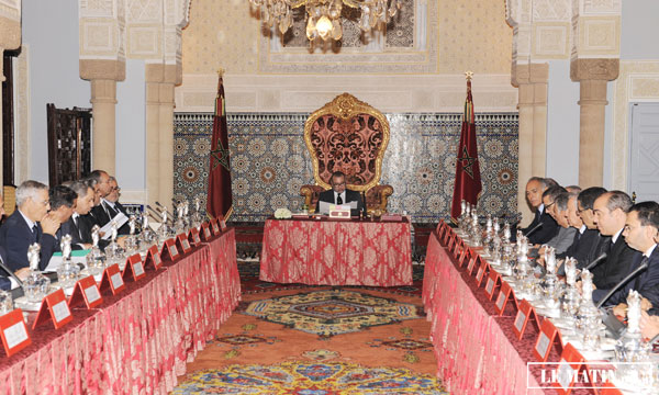 S.M. le Roi Mohammed VI préside un Conseil des ministres