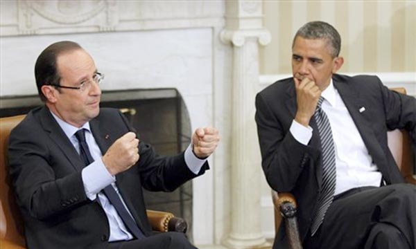 Entretien téléphonique Obama-Hollande