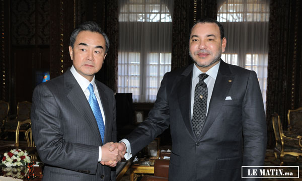 S.M. le Roi reçoit le ministre chinois des Affaires étrangères
