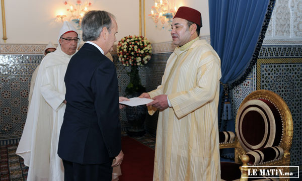 S.M. le Roi reçoit à Marrakech plusieurs ambassadeurs étrangers