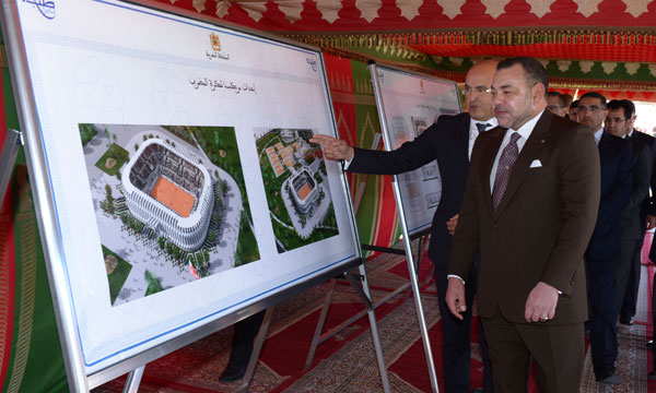 S.M. le Roi procède au lancement du projet  de réalisation d’une Cité des sports à Tanger