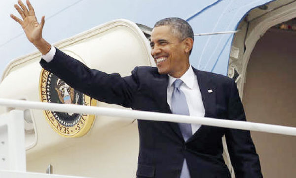 Obama arrive en Asie de l'Est,  sur la corde raide