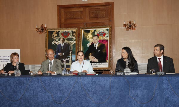 S.A.R. la Princesse Lalla Hasnaa préside une réunion du comité de suivi  du programme de sauvegarde de la palmeraie de Marrakech