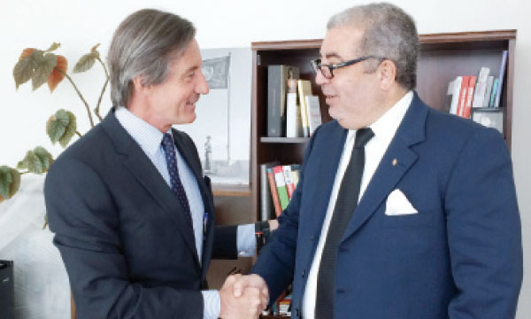 Khalil Hachimi Idrissi s'entretient avec le sg adjoint des Nations unies chargé de l'information