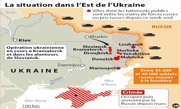 «L'Ukraine au bord de la guerre civile»