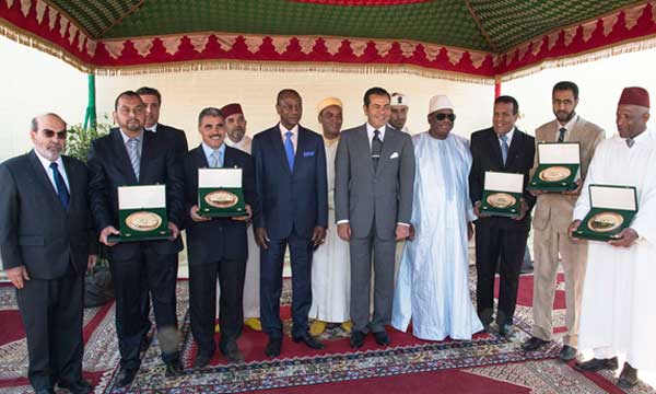 S.A.R. le Prince Moulay Rachid reçoit la distinction de la FAO décernée au Maroc pour avoir réalisé, deux ans à l'avance, les OMD relatifs à la faim