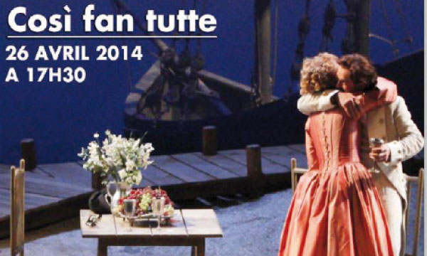 «Cosi Fan Tutte» de Mozart  en direct de New York