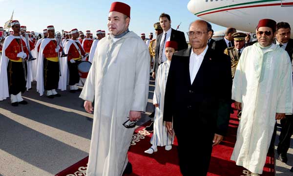 Arrivée de Sa Majesté le Roi Mohammed VI à Tunis
