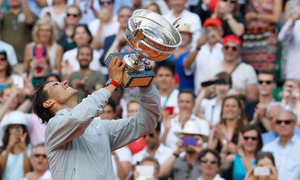 Et de neuf pour l'invincible Rafael Nadal