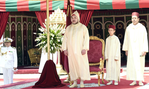 S.M. le Roi préside à Rabat une réception à l'occasion de la Fête du Trône