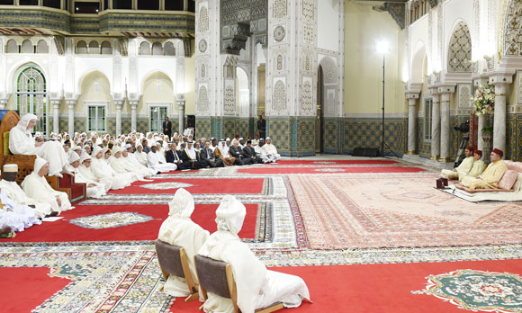 S.M. le Roi, Amir Al Mouminine, préside à Casablanca la quatrième causerie religieuse du mois béni du Ramadan