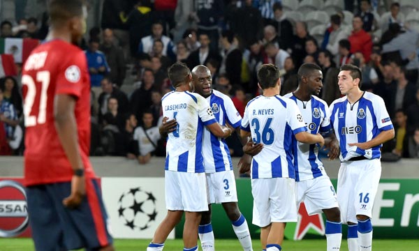 Le FC Porto surprend Lille et le Zénit accroche le Standard de Liège