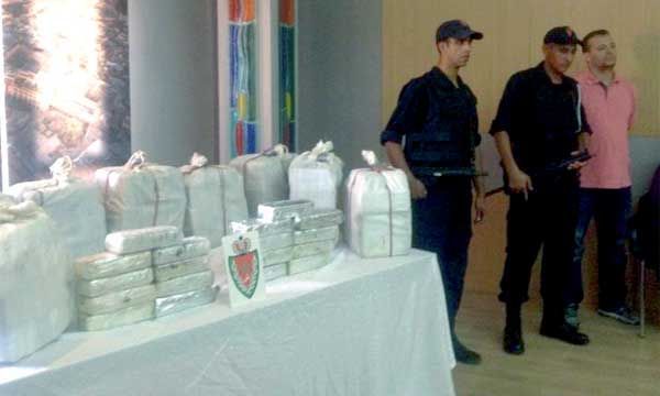 Saisie d’une quantité record de 226 kg de cocaïne pure par la police judiciaire à Marrakech