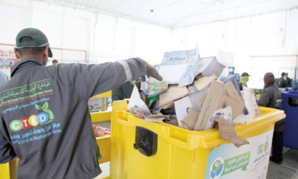 Le centre de tri et de recyclage des déchets ménagers, une expérience pilote