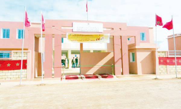 Pose de la première pierre de l'école communautaire à Berkane