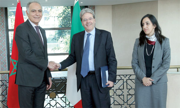 Rabat et Rome pour un cadre  de partenariat stratégique renforcé