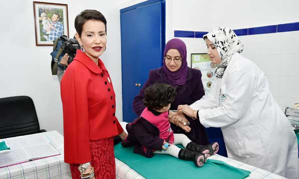 S.A.R. la Princesse Lalla Meryem préside  le lancement officiel du nouveau Calendrier national de vaccination