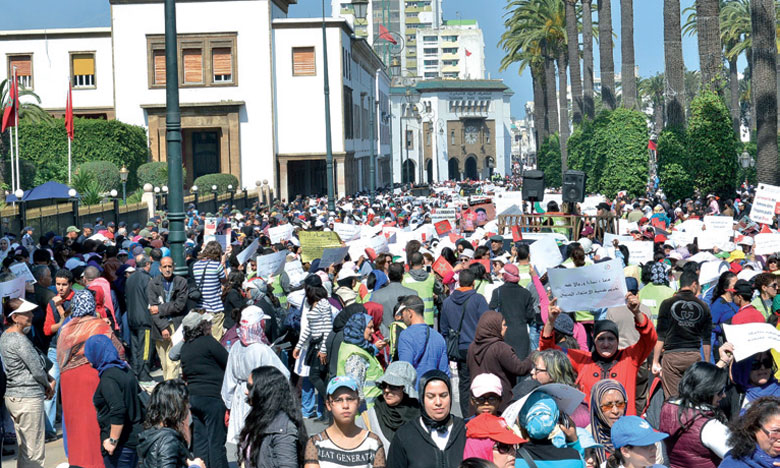 Les femmes marchent à Rabat pour l’égalité et la dignité
