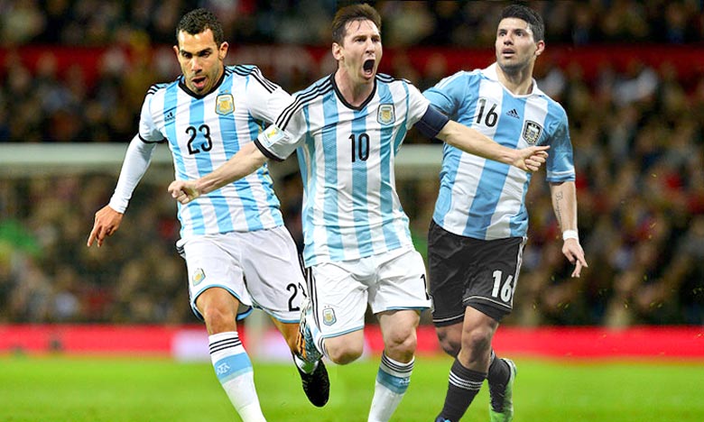  Messi, Tevez et Agüero dans la liste des 23 Argentins
