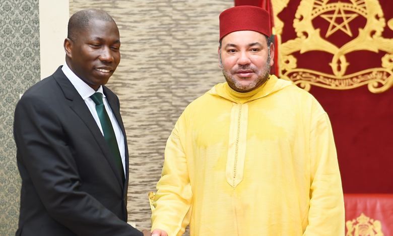 S.M. le Roi reçoit  à Bissau le Premier ministre bissau-guinéen