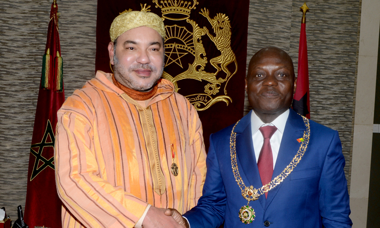 S.M. le Roi Mohammed VI s'entretient avec le Président bissau-guinéen