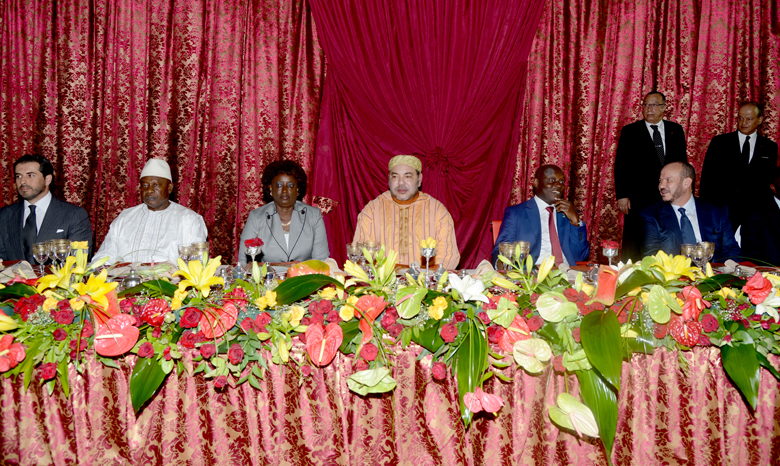 Le Président bissau-guinéen offre un déjeuner officiel en l'honneur de S.M. le Roi