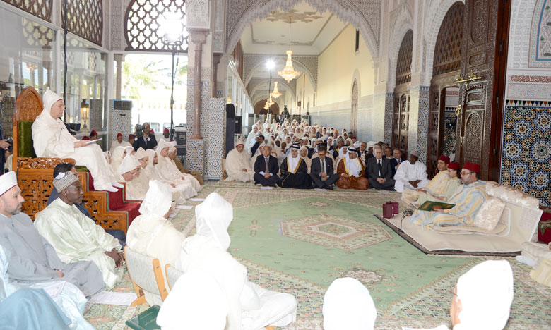 Sa Majesté le Roi Mohammed VI, Amir Al Mouminine, préside la première causerie religieuse du mois sacré du Ramadan
