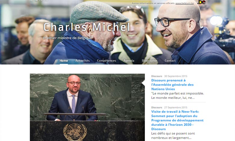  Le site Internet du Premier ministre belge piraté 