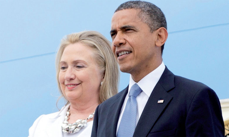 Hillary Clinton et Barack Obama dans la ligne  de mire des candidats républicains