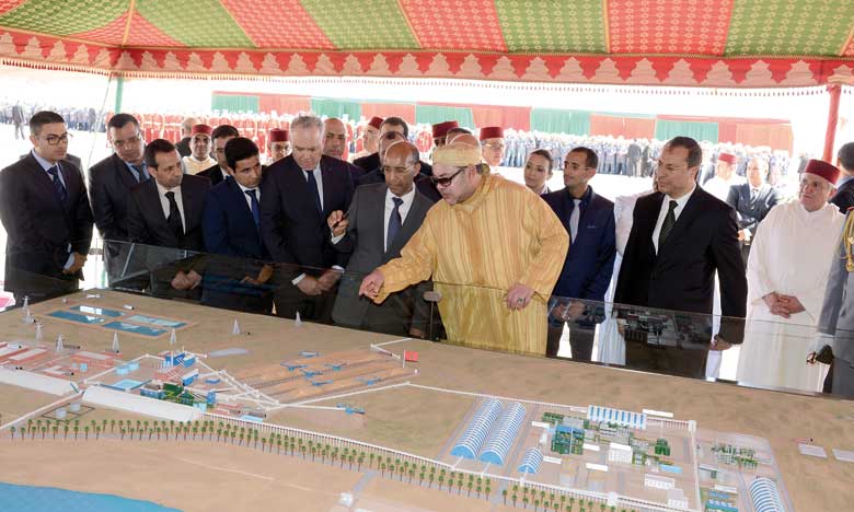 S.M. le Roi lance au site de Phosboucraâ de Laâyoune le projet de réalisation du complexe industriel intégré de production d'engrais
