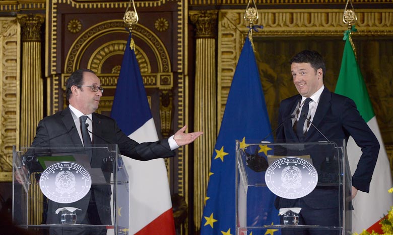  Hollande et Renzi manifestent leur impatience
