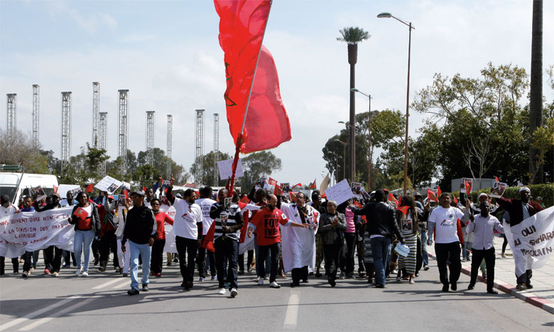 Des émigrés subsahariens protestent à Rabat contre les propos «irresponsables» du SG de l'ONU