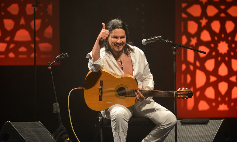 Paco Rentería a charmé son public avec un style qui fusionne plusieurs sonorités et où la guitare est la seule protagoniste. Ph. Saouri