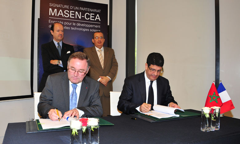 MASEN et le CEA concrétisent leur accord de collaboration R&D