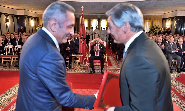 S.M. le Roi préside à Tanger la cérémonie  de signature d'un protocole d’accord pour la création  d’un écosystème industriel de Boeing au Maroc 