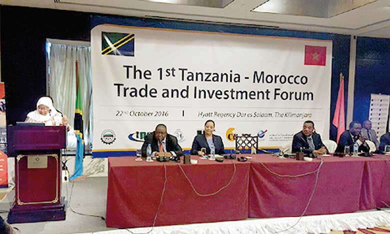 Tenue du premier Forum maroco-tanzanien pour le commerce et l'investissement