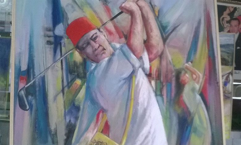 La passion du golf sous le pinceau  de Naïm Chemaou