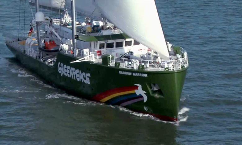 «Rainbow Warrior» de Greenpeace fera escale à Tanger