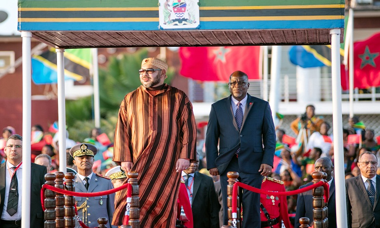 Arrivée de S.M. le Roi à Dar es Salam pour une visite officielle en Tanzanie