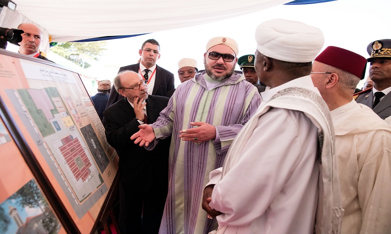 S.M. le Roi donne le coup d'envoi de la construction d’une nouvelle mosquée à Dar es Salam
