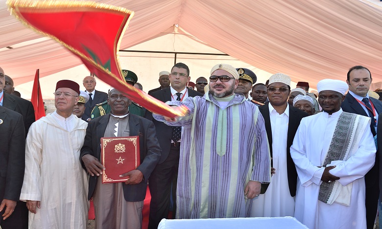 S.M. le Roi donne le coup d'envoi de la construction d’une nouvelle mosquée à Dar es Salam