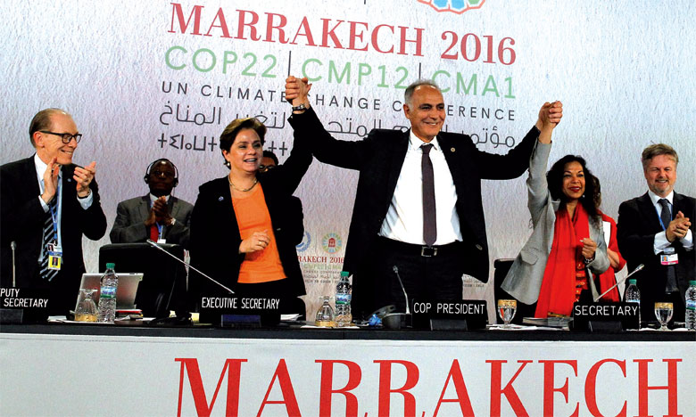 La COP 22 adopte la Proclamation de Marrakech pour l'action en faveur du climat et du développement durable