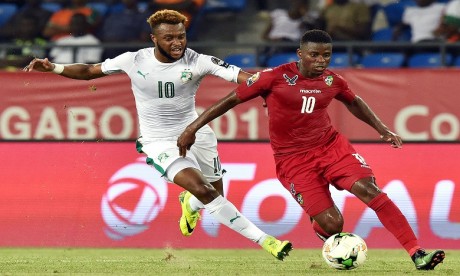 La Côte d'Ivoire et le Togo ont fait match nul (0-0), lundi au Stade d'Oyem en match de la première journée de la CAN 2017. Ph : AFP