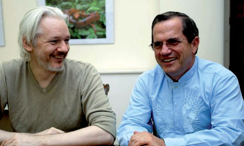 L’Équateur remet  à la Suède son rapport  sur l'audition d'Assange