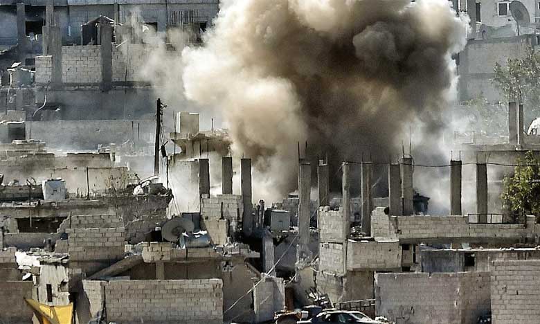 Six civils et vingt-deux terroristes  de Daesh tués dans des raids aériens 