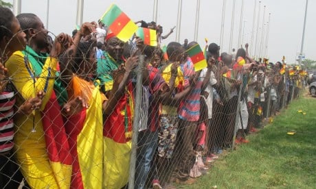 Yaoundé en liesse pour le retour des Lions indomptables