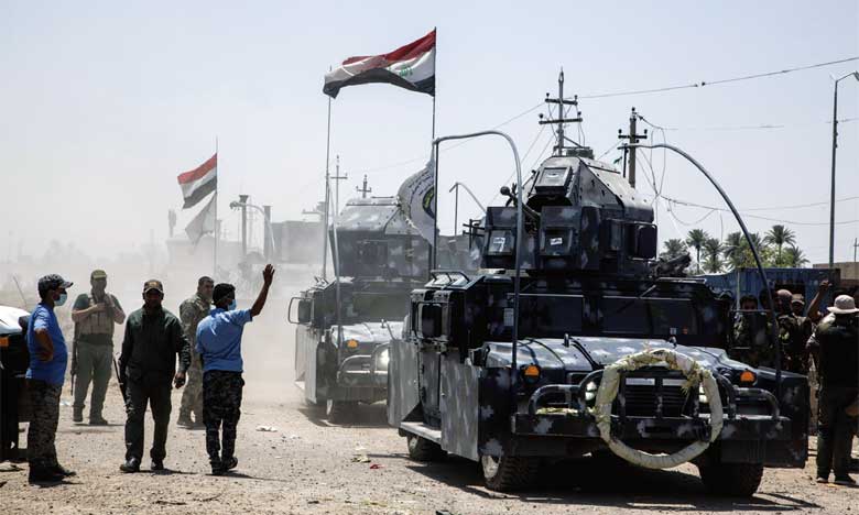 Le fleuve Tigre, objectif des troupes irakiennes à Mossoul
