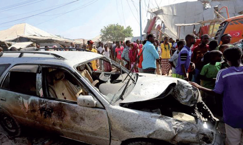 Une quarantaine de morts  dans l'attentat de Mogadiscio