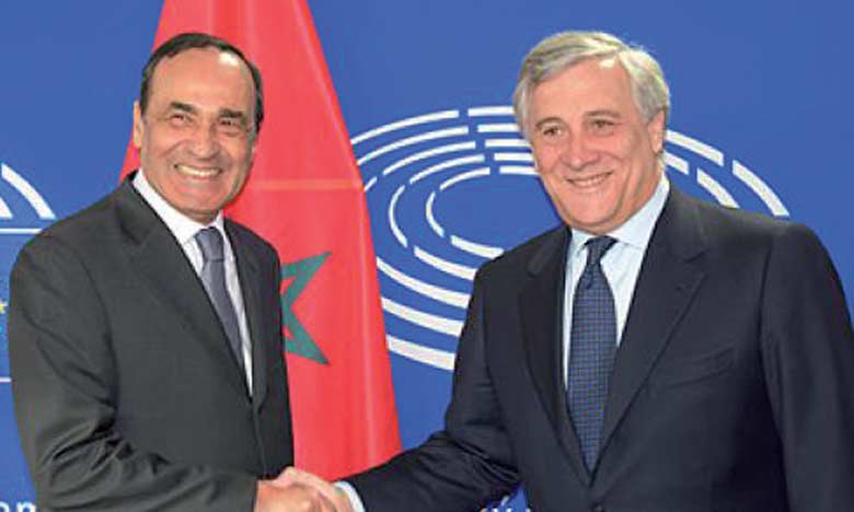 Le président du Parlement européen souligne le rôle capital  du Royaume dans la stabilité de la Méditerranée