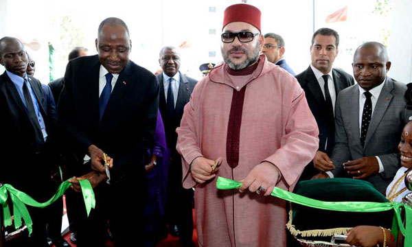Sa Majesté le Roi inaugure le Centre Mohammed VI de formation en médecine d’urgence du Centre hospitalier universitaire de Yopougan à Abidjan